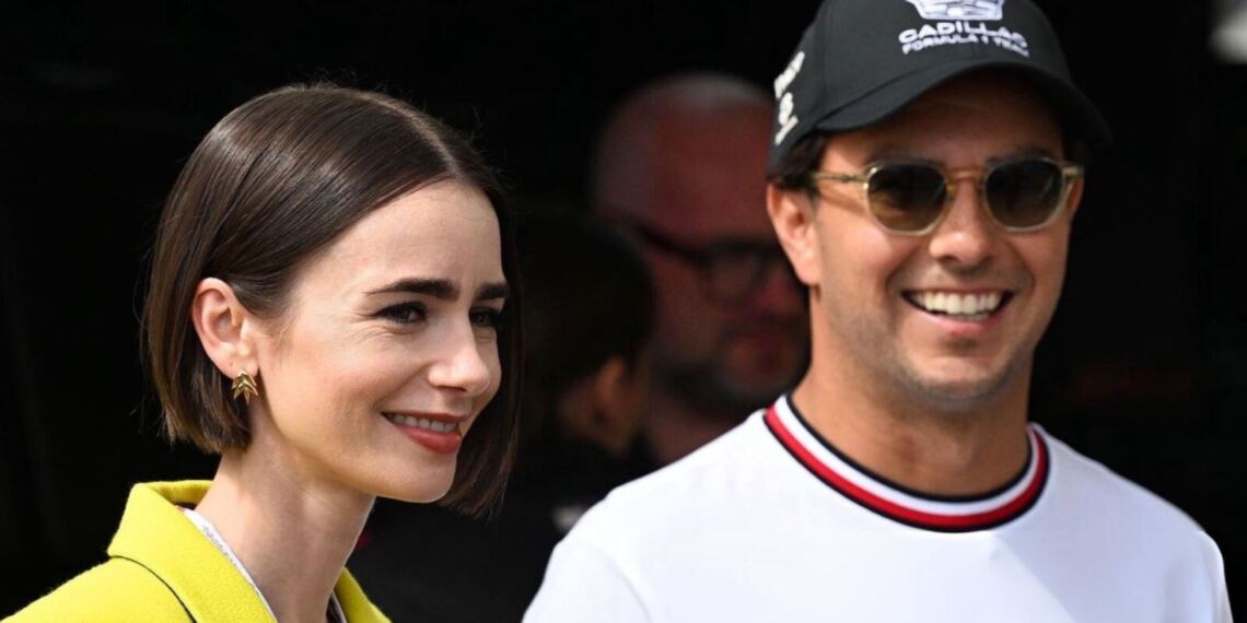 Sergio ‘Checo’ Pérez graba escenas de Emily in Paris junto a Lily Collins