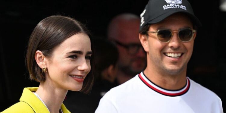 Sergio ‘Checo’ Pérez graba escenas de Emily in Paris junto a Lily Collins