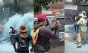 CNTE protesta SEP