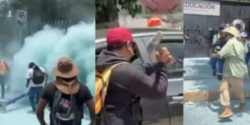 CNTE protesta SEP