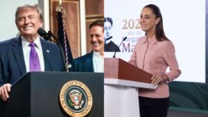 Claudia Sheinbaum y Donald Trump