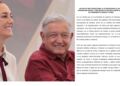 AMLO carta Sheinbaum