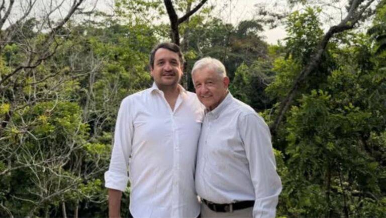 Andy López y AMLO