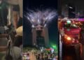 Mexicanos hacen fiesta afuera del hotel de Ecuador en CDMX