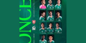 Selección de México vs Chequia