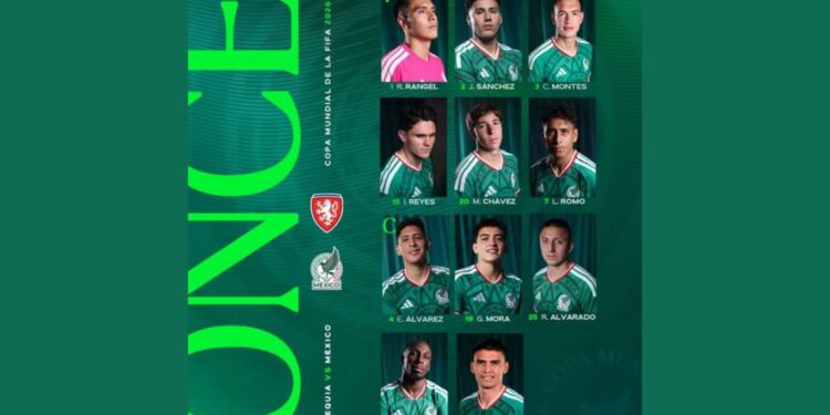 Selección de México vs Chequia