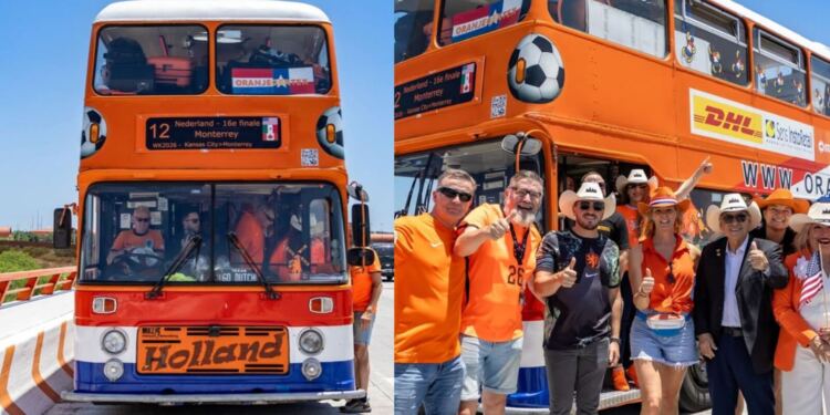 Llega el Dutchbus a Nuevo León y es recibido por Samuel García