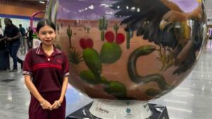 Estrella Mora, la joven de Ryonosa que hará “el volado” en la inauguración del Mundial 2026