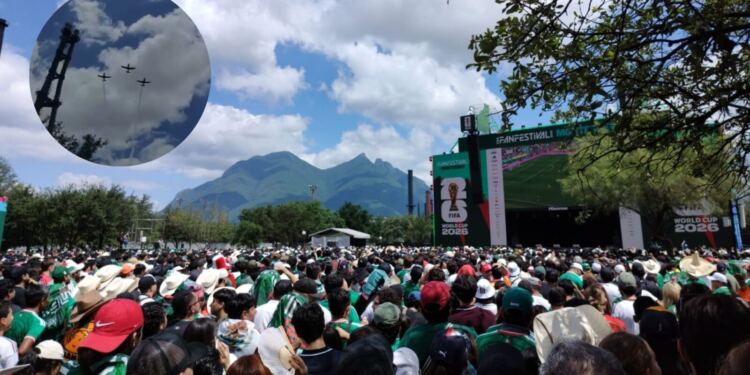 Fan Fest Monterrey se pinta de verde, blanco y rojo durante la inauguración del Mundial 2026