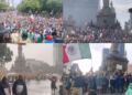 Ni la lluvia detuvo la fiesta: miles de mexicanos celebran triunfo del Tri en el Ángel