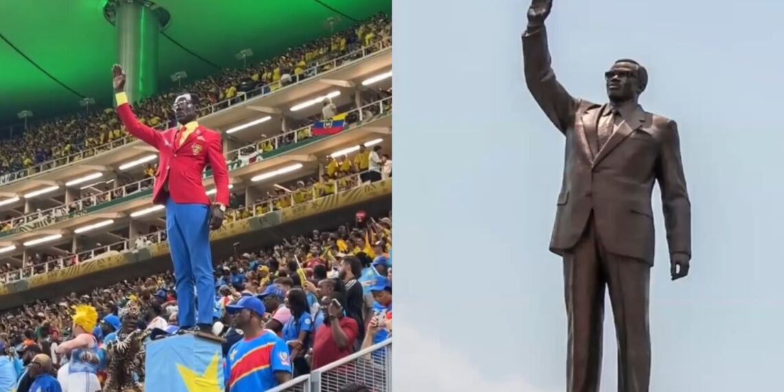 "Lumumba Vea" apareció en el Colombia vs R.D. Congo en Guadalajara; ¿Quién es este aficionado y cuál es su significado?