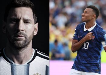 Kylian Mbappé marca doblete ante Suecia y se acerca la récord goleador de Lionel Messi