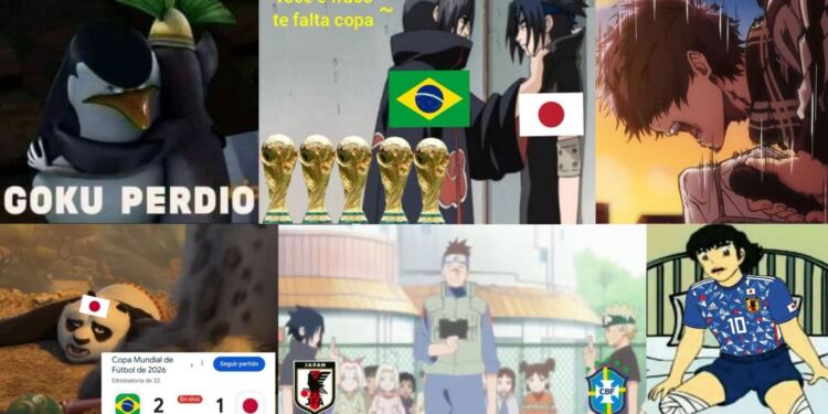 Los mejores memes de la remontada de Brasil ante Japón