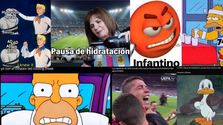 Los mejores memes de las pausas de hidratación del Mundial 2026