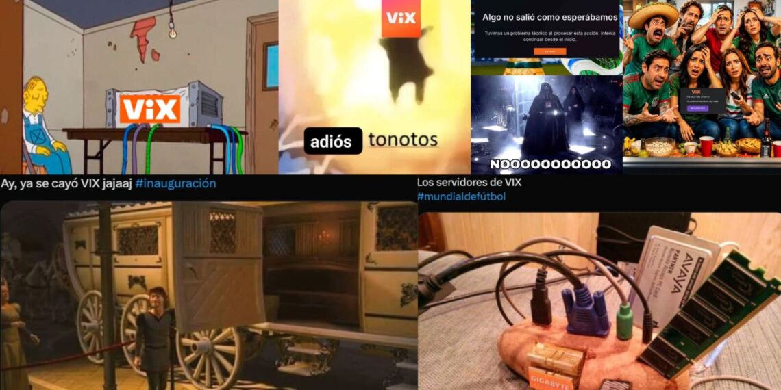 Caída de ViX desata ola de memes y quejas en pleno arranque del Mundial 2026