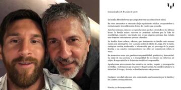 Familia de Messi rompe el silencio sobre la salud de Jorge Messi tras rumores de su fallecimiento