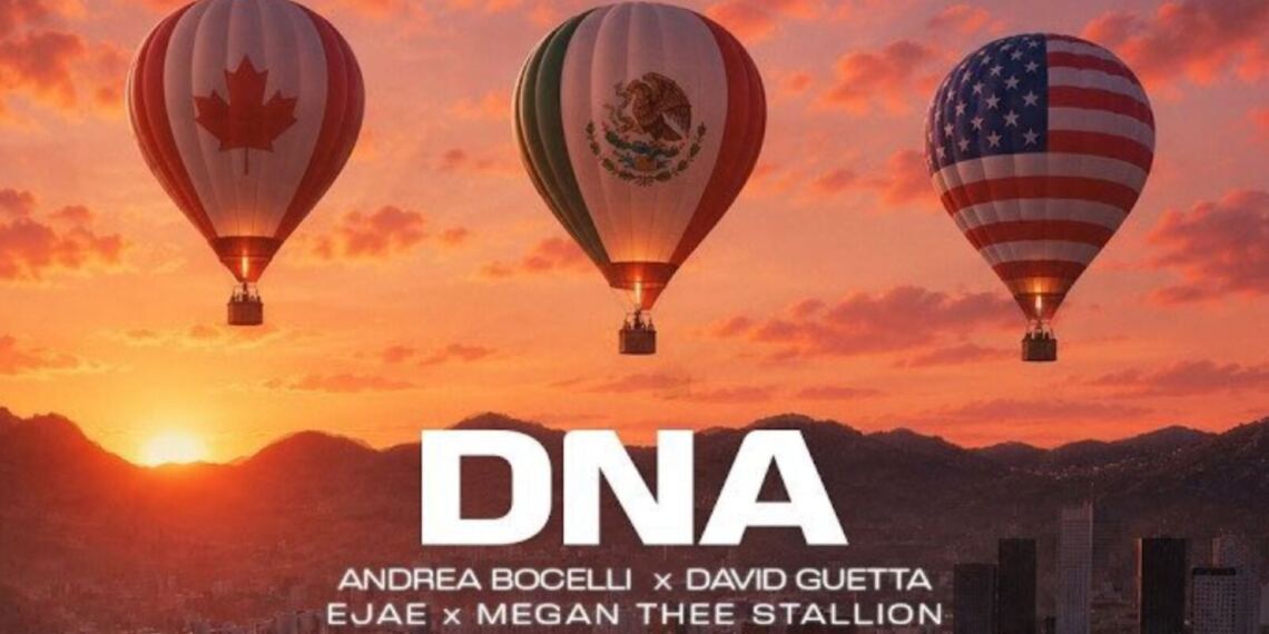 Andrea Bocelli, David Guetta, EJAE y Megan The Stallion unen sus voces en nueva canción del Mundial 2026