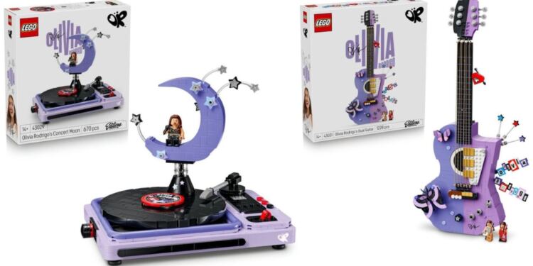 LEGO revela el primer vistazo a los sets inspirados en Olivia Rodrigo que llegarán en agosto