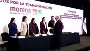 Registros de aspirantes en Morena
