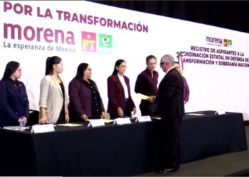 Registros de aspirantes en Morena
