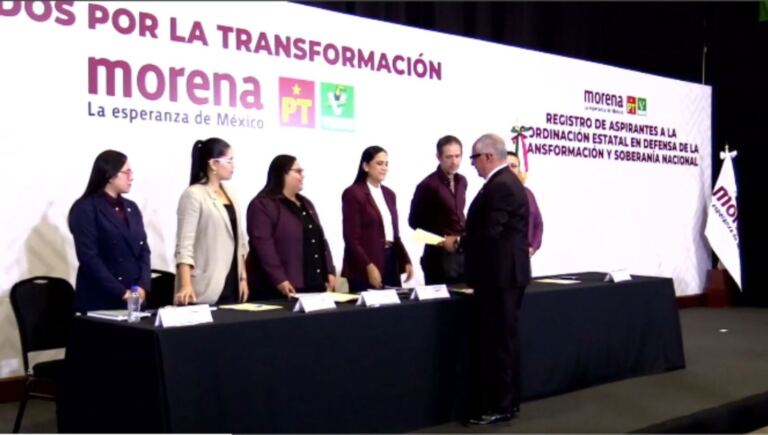 Registros de aspirantes en Morena
