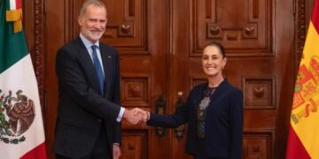 Claudia Sheinbaum y Rey Felipe VI