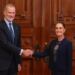 Claudia Sheinbaum y Rey Felipe VI