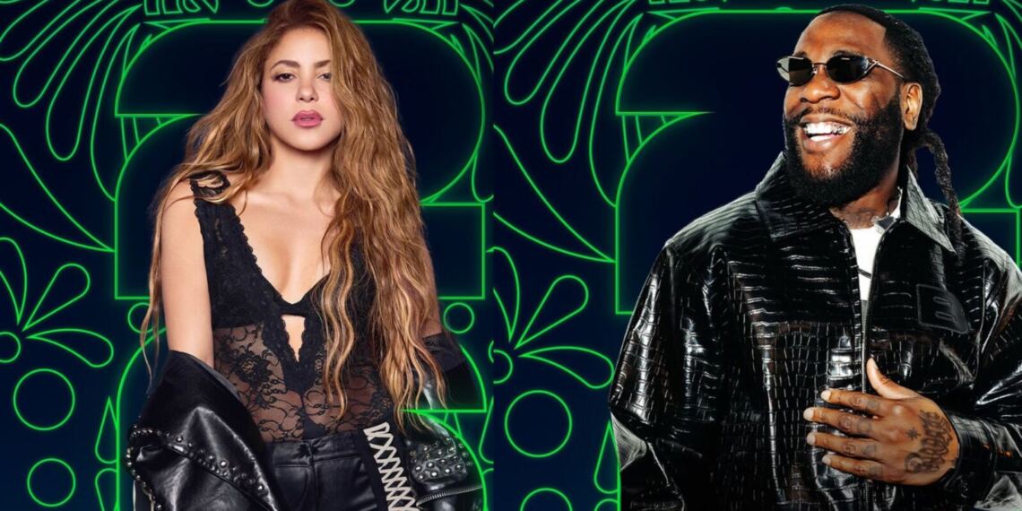 Shakira y Burna Boy encenderán la inauguración del Mundial 2026 en México con “Dai Dai”