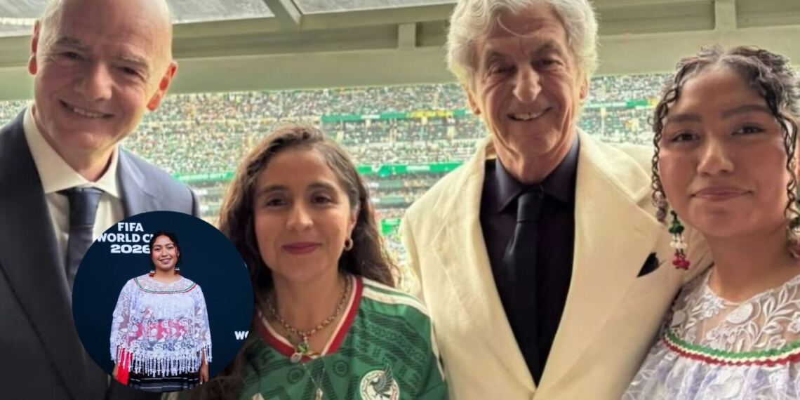 Yolett Cervantes cumple el sueño mundialista y representa a Claudia Sheinbaum en la inauguración del Mundial 2026