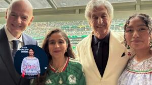 Yolett Cervantes cumple el sueño mundialista y representa a Claudia Sheinbaum en la inauguración del Mundial 2026