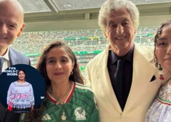 Yolett Cervantes cumple el sueño mundialista y representa a Claudia Sheinbaum en la inauguración del Mundial 2026