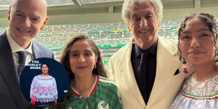 Yolett Cervantes cumple el sueño mundialista y representa a Claudia Sheinbaum en la inauguración del Mundial 2026