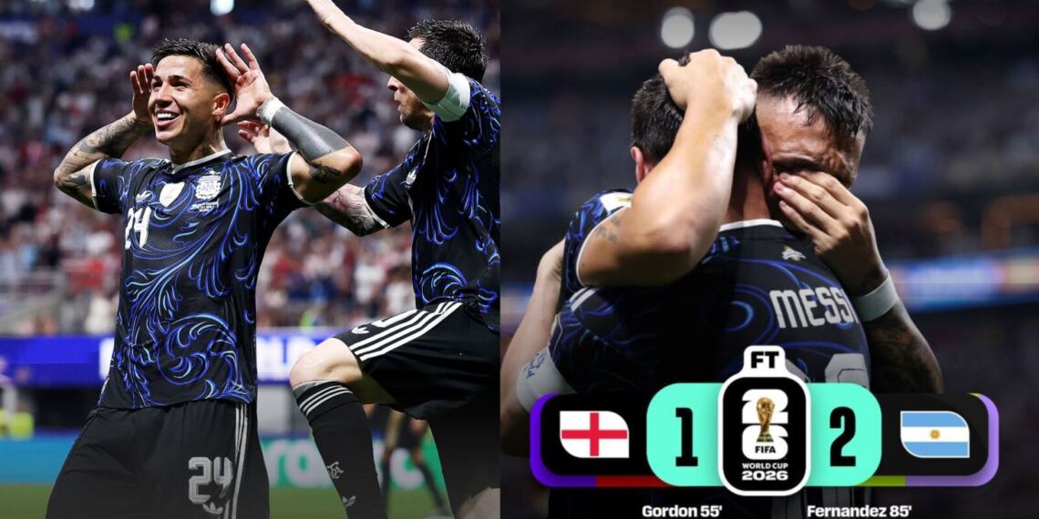 Argentina remonta y vence a Inglaterra: jugará la gran final del Mundial 2026 ante España