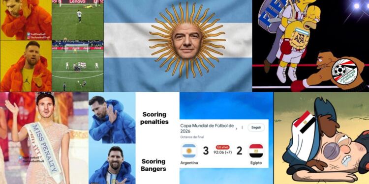 Los mejores memes de la sufrida victoria de Argentina sobre Egipto