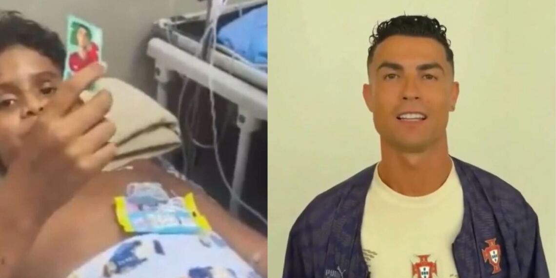 Cristiano Ronaldo conmueve con emotivo mensaje para Andrés Miles, niño que sobrevivió al terremoto en Venezuela