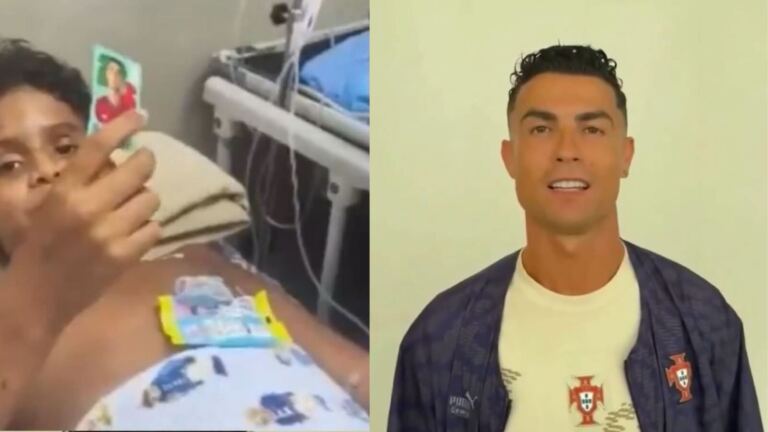 Cristiano Ronaldo conmueve con emotivo mensaje para Andrés Miles, niño que sobrevivió al terremoto en Venezuela
