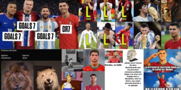 Los mejores memes tras la eliminación de Cristiano Ronaldo en el Mundial 2026: del "Gracias, CR7" a las comparaciones con Messi y Maradona