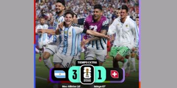Argentina vence a suiza