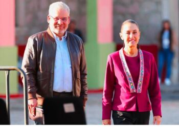 Alfredo Ramírez y Claudia Sheinbaum