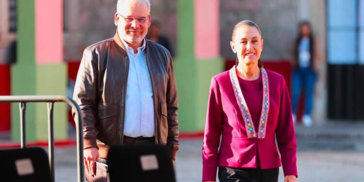 Alfredo Ramírez y Claudia Sheinbaum