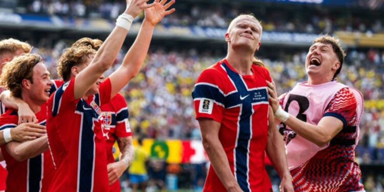 Noruega vence a Brasl