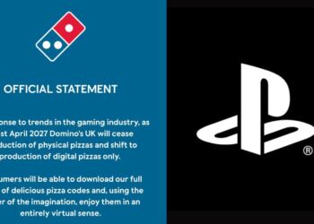 Domino’s Pizza se burla de Sony tras anunciar el fin de los videojuegos físicos: “Ahora solo haremos pizzas digitales”