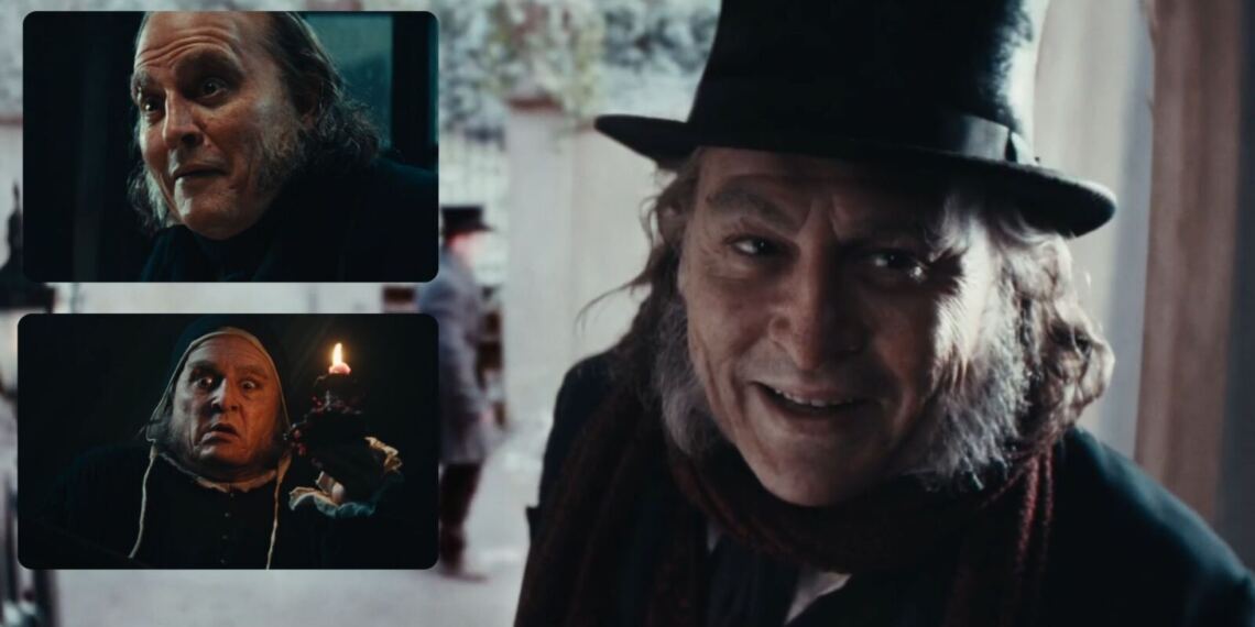 Johnny Depp sorprende con su transformación en el primer tráiler de ‘EBENEZER’, la nueva versión de ‘A Christmas Carol’