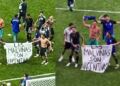 Reino Unido pide a la FIFA investigar a jugadores de Argentina por mostrar pancarta de “Las Malvinas son Argentinas”