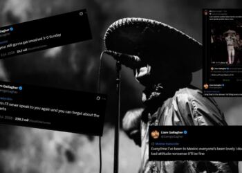 Liam Gallagher contra la afición mexicana en X: “Si ustedes ganan, pueden olvidarse de los conciertos de Oasis”