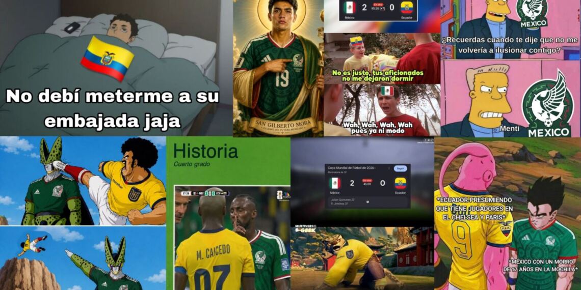 Los mejores memes del triunfo de México vs Ecuador