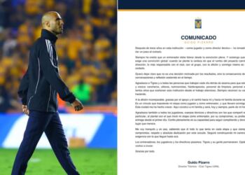 Guido Pizarro deja de ser director técnico de Tigres; termina su etapa en el banquillo felino