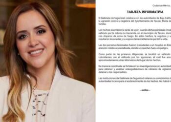 María de Jesús Quijada, regidora Tecate, agredida a balazos.