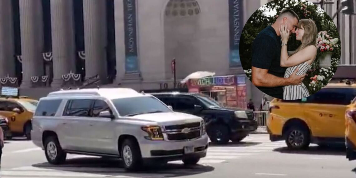 Taylor Swift ya está en el Madison Square Garden; captan su aparente llegada antes de la cena de ensayo