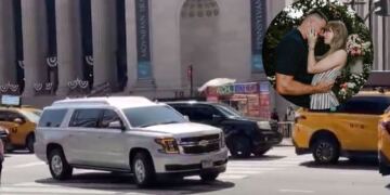 Taylor Swift ya está en el Madison Square Garden; captan su aparente llegada antes de la cena de ensayo
